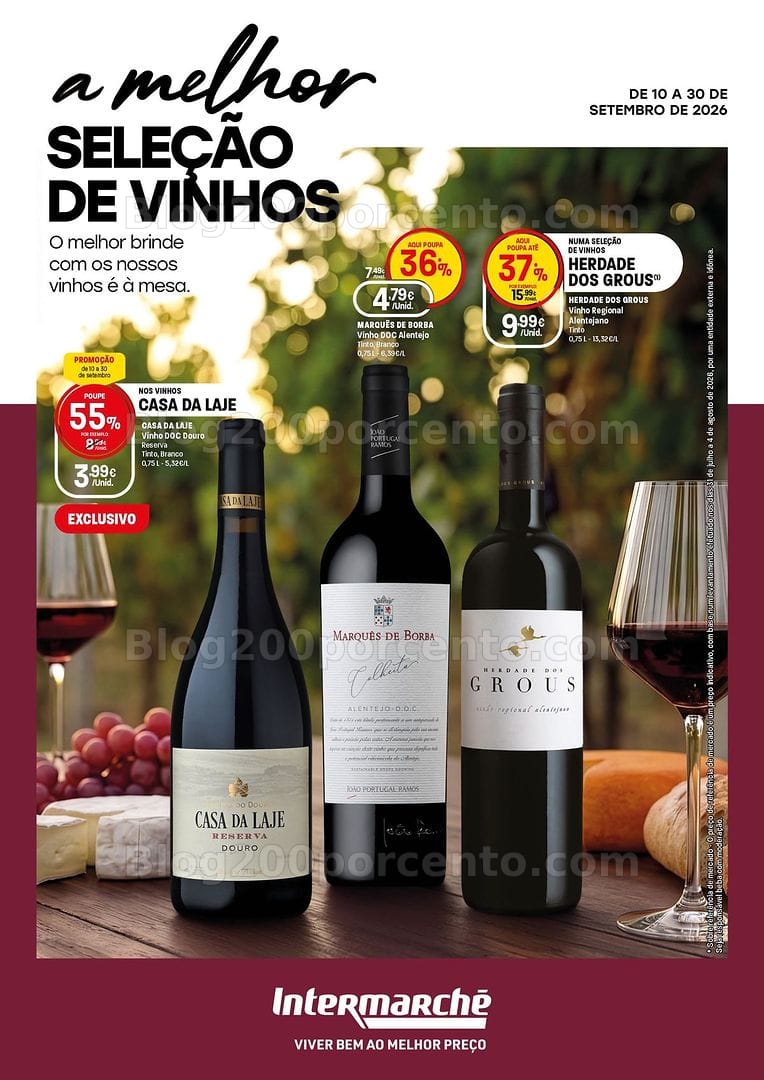 Antevisão Folheto INTERMARCHÉ Extra Feira QEV Promoções de 10 a 30 setembro